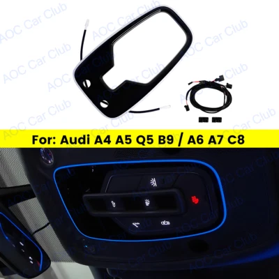 Reading Light LED For Audi A4 A5 Q5 B9 A6 A7 C8 Car Roof ambient light 32 Colors - Image 1 of 4