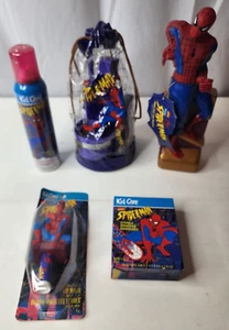 Lote de baño vintage 1995 Spiderman baño burbuja cuidado infantil Marvel nuevo con etiquetas años 90 - Imagen 1 de 21