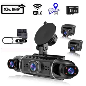 Cámara de tablero DVR para automóvil de 5 canales 1080P Wifi GPS 360 grados vista panorámica visión nocturna - Imagen 1 de 15