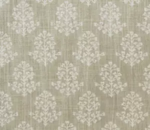 ANDREW MARTIN CURTAIN FABRIC DESIGN Sprig 0.5 Mtrs STONE GARDEN PATH COLLECTION - Picture 1 of 6