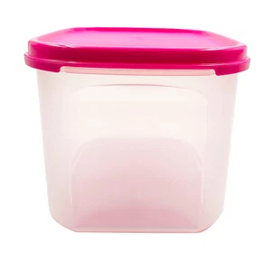 Tupperware Modular Mates MM Rosa Mini Rectangular 1.9L Contenedor de Almacenamiento de Alimentos - Imagen 1 de 6