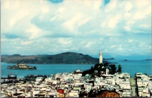 LIGHTHOUSE on San Francisco Bay CALIFORNIA CA Postcard - Picture 1 of 2