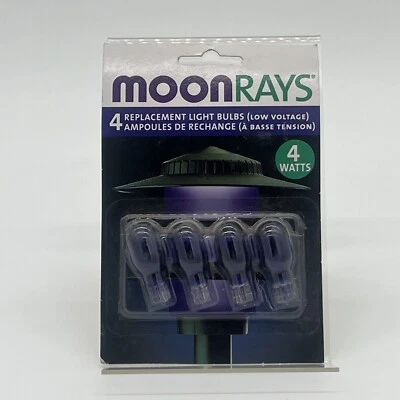 Moonrays Low Voltage Light Bulbs Blue 4 Pack 12V 4W 52-4102-0 - Image 1 of 2