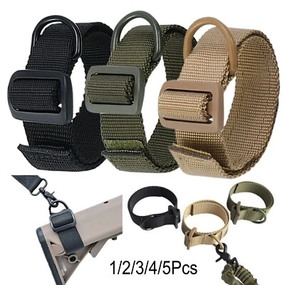 Tactical Stock Sling Adapter with D Ring Heavy Duty for Rifle Shotgun Buttstock - Image 1 of 4