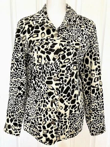 NWOT CHICO"S Women's 2 Shirt Jacket Long Sleeve Button Up Pockets Cotton Stretch - Picture 1 of 11
