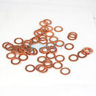 Multiple Thick 1.5mm Copper Flat Gaskets Crush Washer Sealing Ring For Boat