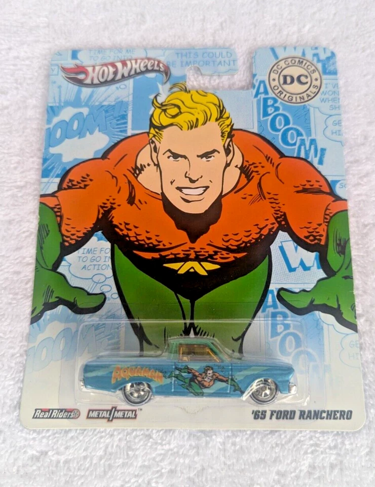 2012 HOT WHEELS Pop Culture DC Comics Originals Aquaman '65 Ford Ranchero W6664 - Image 1 of 1
