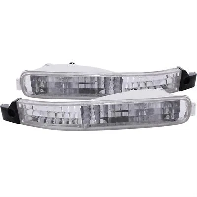 ANZO Parking/Signal Lights Chrome Clear For Honda Accord 92-93 511007 - Image 1 of 3