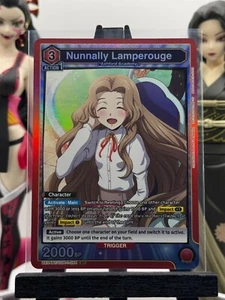 Union Arena Juego de Cartas Coleccionables Nunnally Lamperouge CGH-1-084 Código Geass ¡Súper Raro! - Imagen 1 de 1