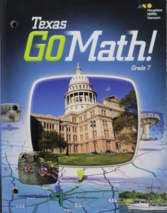 Texas Go Math 7th Grade 7 Student Edition 2015 - Picture 1 of 1