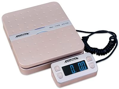 Accuteck ShipPro W-8580 110lbs x 0.1 oz Gold Digital shipping postal scale - Image 1 of 4