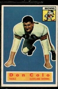Don Colo 1956 Topps Cleveland Browns  Football card #57