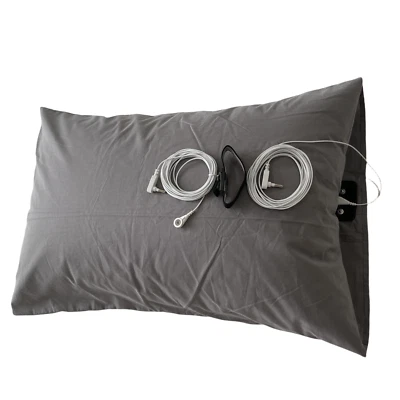 Sábanas ajustables de puesta a tierra fibra plateada algodón orgánico protección EMF Foto 1 de 4