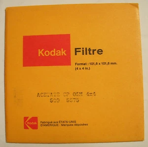 KODAK WRATTEN ACETATE FILTER NO. CP05M 4"X4" SQUARE - Picture 1 of 2