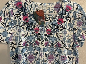 GO SOFTLY SMALL Patio Knit Nightgown Dress NEW - Picture 1 of 7