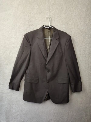 Savile Row Men Suit 40 Regular Brown 100% Pure Wool Single Breasted Classic Fit - Image 1 of 4