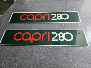 FORD CAPRI 280 BROOKLANDS SHOW PLATES - Picture 1 of 3