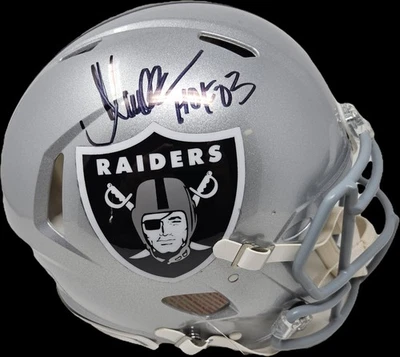 Casco Raider Firmado Marcus Allen HOF 03 Inscrito Fanáticos Certificado Foto 1 de 4