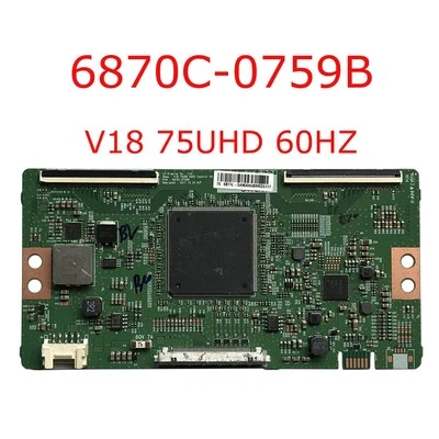 Placa T-con 6870C-0759B V18 75UHD 60HZ 6870C 6870C 0759B para TV Foto 1 de 4