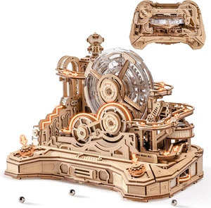 Puzzle 3D in Legno Gear Ball Challenge – Kit Labirinto Meccanico Da 653 Pezzi, S - Foto 1 di 12