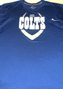 Indianapolis Colts Nike NFL Equipo Ropa Dri-Fit Manga Corta Camisa Para Hombre Grande - Imagen 1 de 3