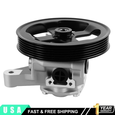 Power Steering Pump w Pulley for Acura RL V6 3.5L 2005 2006 2007 2008 21-5195 Foto 1 de 4