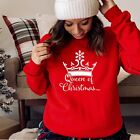 Queen of Christmas Sweatshirt RX301 Funny Alternative Christmas Jumper Sweater
