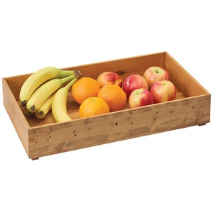 Cal-Mil 3682-2012-99 Madera 20" x 12" x 3 1/4" Wood Stacking Box WS-211368220129 - Picture 1 of 2