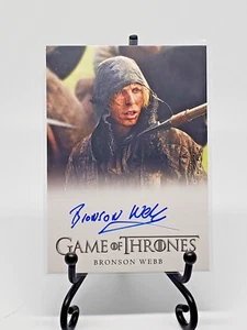 Bronson Webb 2023 Rittenhouse G.O.T Art & Images Full-Bleed AUTO Will - Picture 1 of 2