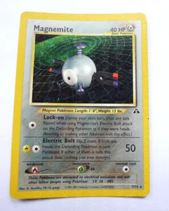 OLD VINTAGE HOLO MAGNEMITE 7 75 2001 POKEMON CARD - Picture 1 of 2