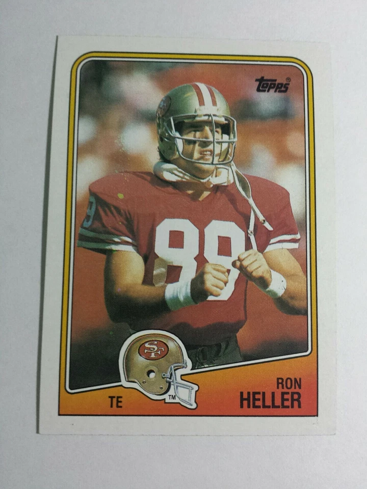 RON HELLER 1988 TOPPS FOOTBALL CARD # 45 C4479 - Image 1 of 1
