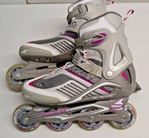 Pattini a rotelle in linea Rollerblade Spiritblade XTW SG5 taglia donna 10 rari - Foto 1 di 6