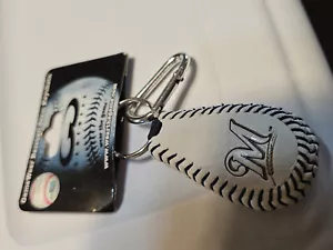 MILWAUKEE BREWERS BASEBALL KEY CHAIN KEYCHAIN NEW ITH TAG - Picture 1 of 2