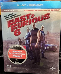Fast &Furious 6 (2013) Blu-Ray + Digital Copy Paul Walker Factory Sealed! - Picture 1 of 3
