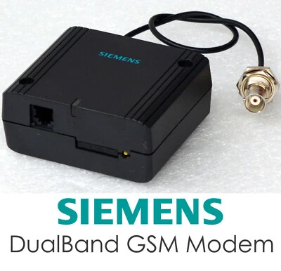DUAL BAND GSM MODEM SIEMENS MC35i ADAPTER CABLE BNC L36880-N8665-A100 V173 - Image 1 of 3
