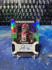 JOHN RIDGEWAY NCAA Arkansas 2022 Panini Prizm Draft RC Rookie Auto #SS-JRI Card
