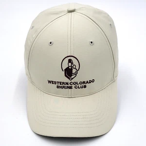 Western Colorado Shrine Club Cream Hat Cap Richardson Adjustable New Without Tag - Picture 1 of 11