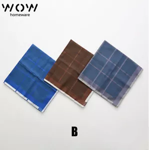 Men's 100% Pure Cotton Handkerchiefs Pocket Square Hanky Bulk Premium superSoftB - Picture 1 of 11