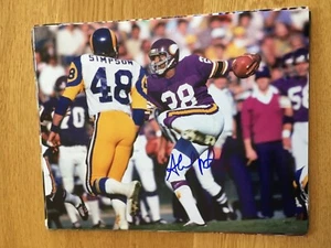 Vikings Ahmad Rashad signed 8x10 W/COA - Picture 1 of 3