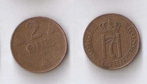 Norway 2 ore 1921 Haakon VII - Picture 1 of 1