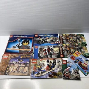 Lego INSTRUCTION MANUALS ONLY X 9 Space Police Harry Potter Castle System - Picture 1 of 5