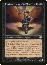 MTG Chainer, Dementia Master Torment Magic the Gathering
