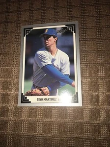 1991 Leaf Baseball Preview Card - #24 - Tino Martinez - Seattle Mariners - Picture 1 of 3