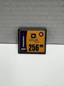 Carte mémoire Lexar 256 Mo CF IBM - Photo 1 sur 2