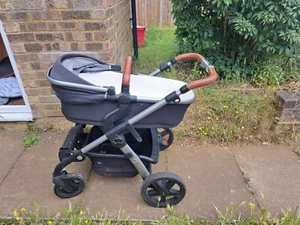 silver cross wave double pram - Picture 1 of 12