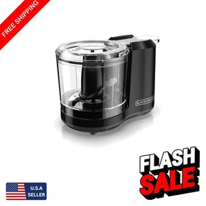 Compact 1.5-Cup Electric Food Chopper with One-Touch Pulse - Stay Sharp Blades - Picture 1 of 10