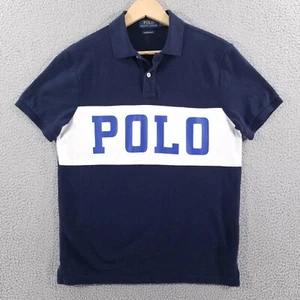 Camisa Polo Ralph Lauren Para Hombres Mediana Personalizada Calce Ajustado Tejido Piqué Spellout US Open - Imagen 1 de 10