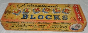 Vintage Jingle Blocks - A Joy Toy with box and instructions - Picture 1 of 8