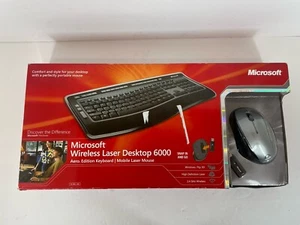 Microsoft 6000 V3 XSA00002 Wireless Keyboard Mouse NIB - Picture 1 of 6