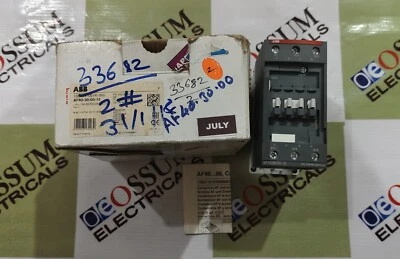 ABB AF40-30-00-13 POWER CONTACTOR 40AMP VOLTAGE 100-250VAC FAST SHIPPING - Image 1 of 4